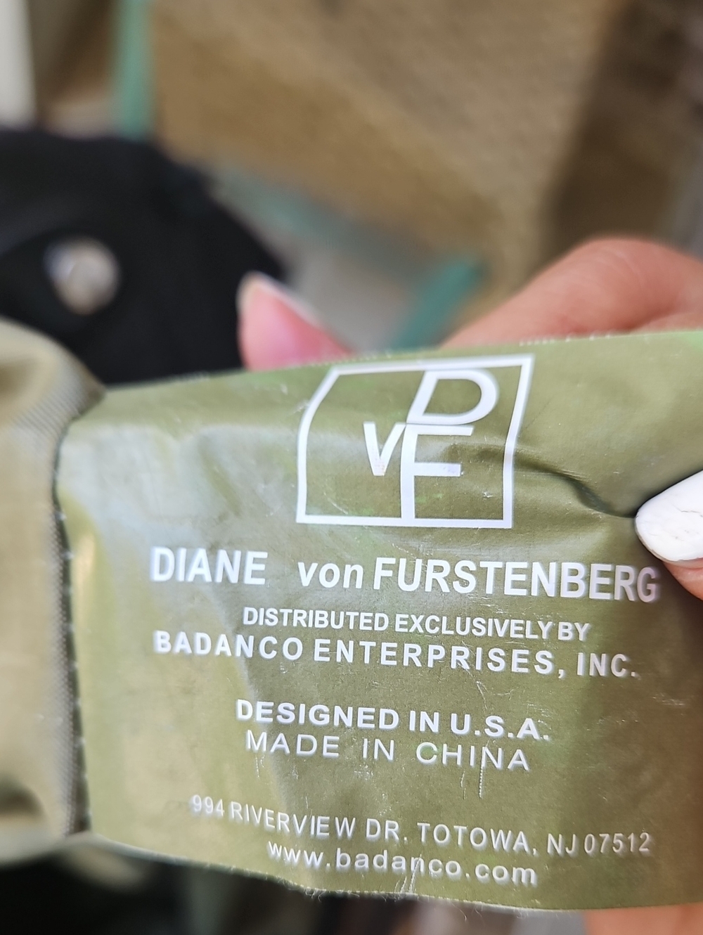 DVF Black Quilted Travel Overnight Carry On Bag - Picture 7 of 7